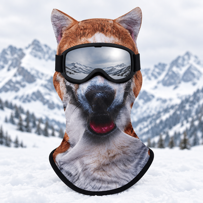 Kominiarka Holiva 3D Shiba Inu